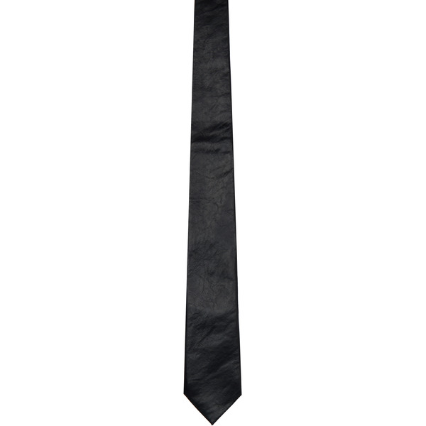  Our Legacy Black Faux-leather Tie 
