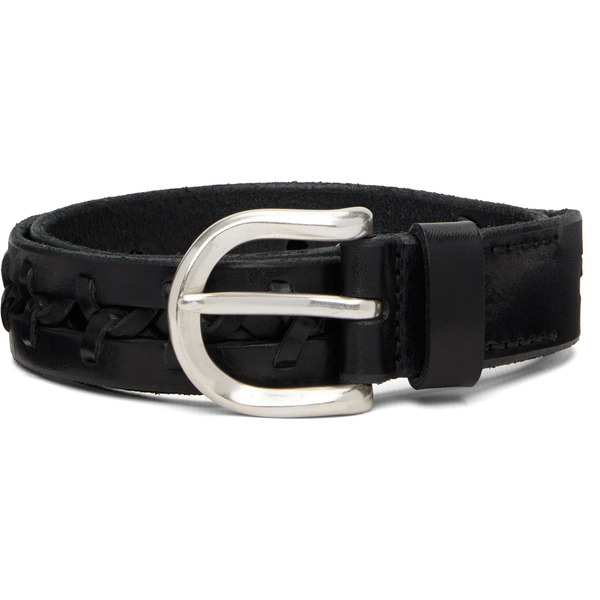  Our Legacy Black Plait Belt 