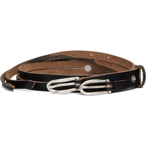  Our Legacy Black Twin Tongue Belt 
