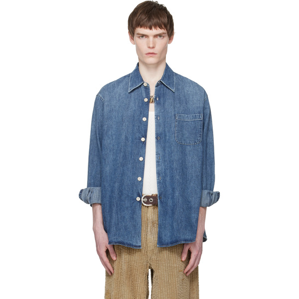  Our Legacy Blue Above Denim Shirt 