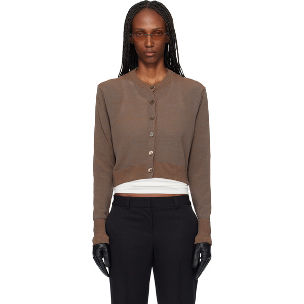  Our Legacy Brown Micro Cardigan 