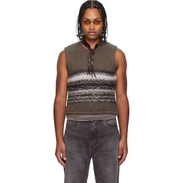  Our Legacy Brown Pleaser Tank Sweater 