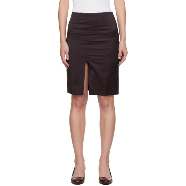  Our Legacy Burgundy Siren Midi Skirt 
