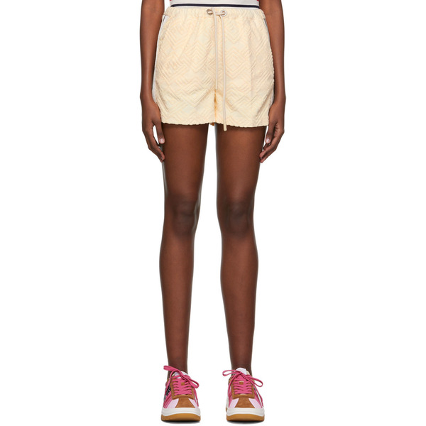  Palm Angels Beige Cotton Shorts 
