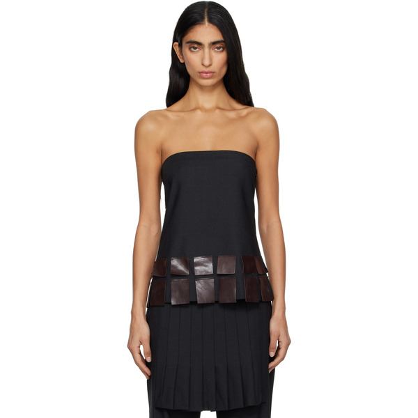  Paloma Wool Black Diana Tank Top 