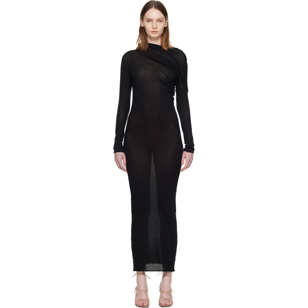  Paloma Wool Black Jojo Maxi Dress 