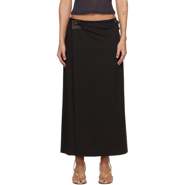  Paloma Wool Brown Blont Midi Skirt 