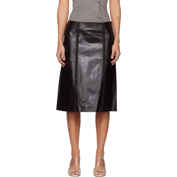 Paloma Wool Brown Fuster Midi Skirt 