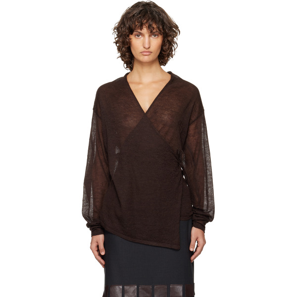  Paloma Wool Brown Sudi Cardigan 