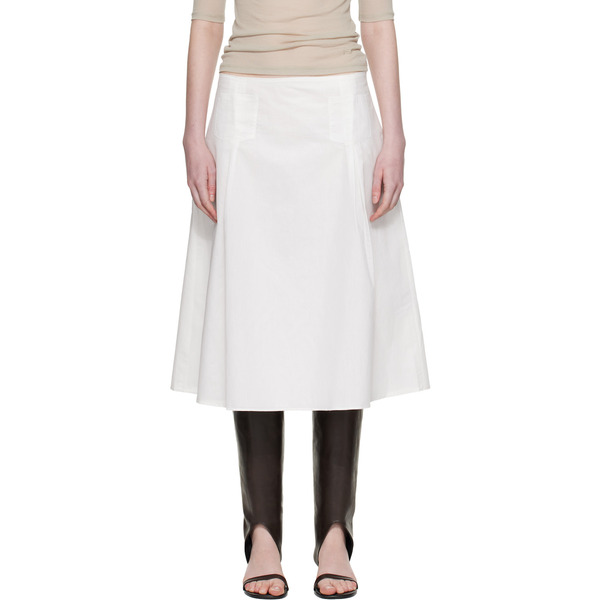  Paloma Wool White Dimi Midi Skirt 
