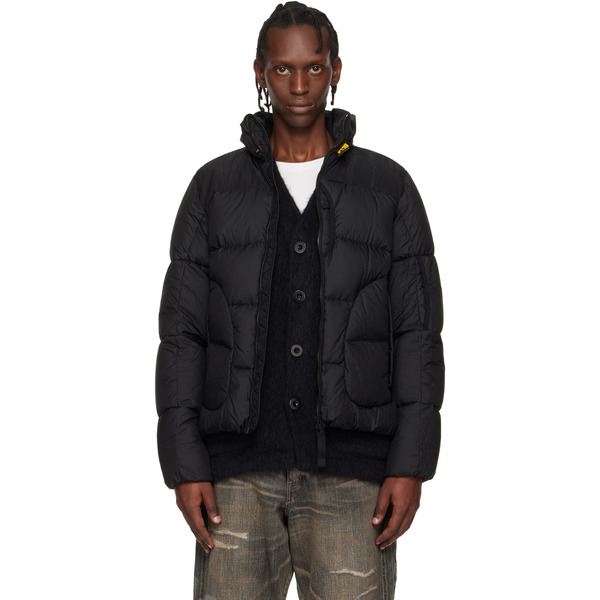  Parajumpers Black Blackburn Hooded Down Jacket 