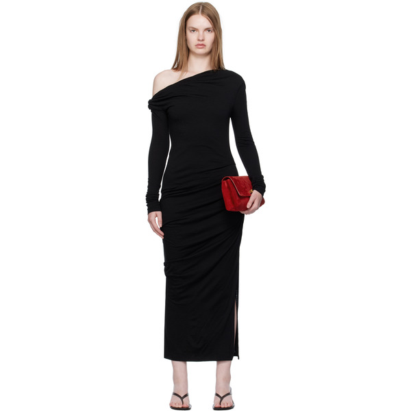  Paris Georgia Black Elemental Manahou Maxi Dress 