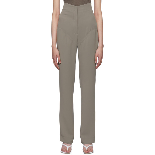  Paris Georgia Gray Bootleg Trousers 
