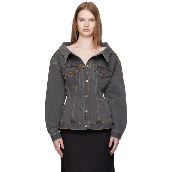  Paris Georgia Gray Jemimah Denim Jacket 