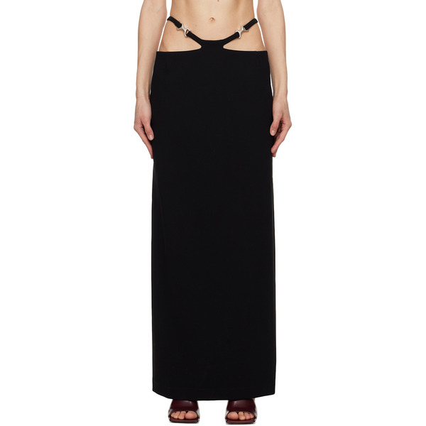  Paris Georgia Ssense Exclusive Black Frida Midi Skirt 