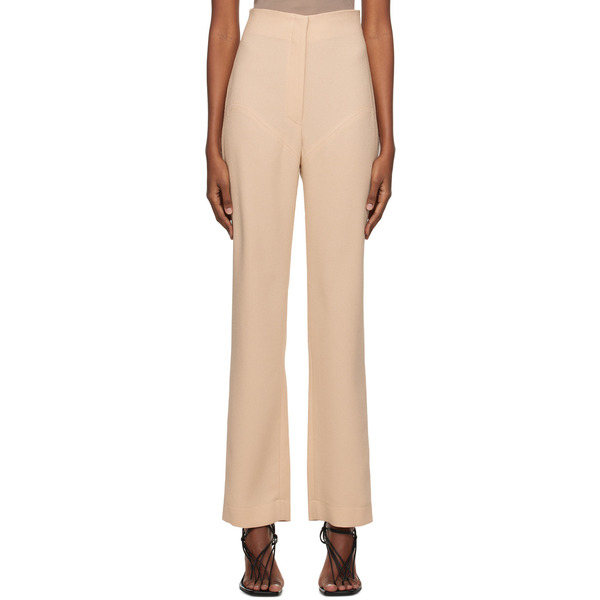  Paris Georgia Ssense Work Capsule – Beige Paneled Trousers 