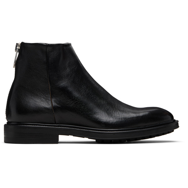  Paul Smith Black Leather Nik Boots 