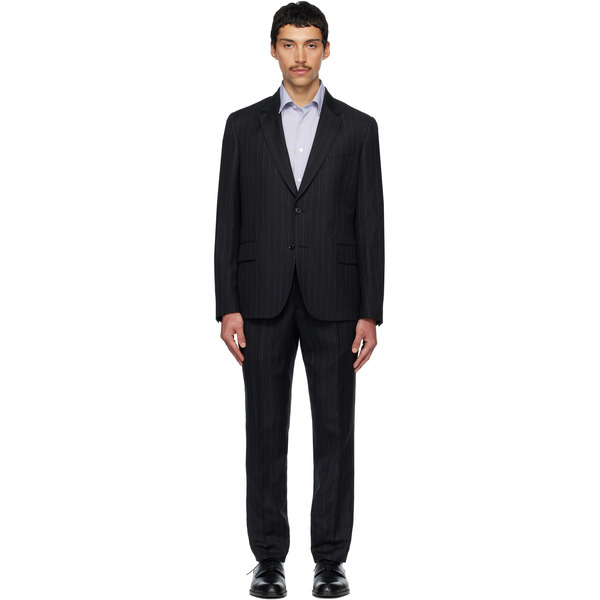  Paul Smith Black Tailored Two-button Suit 