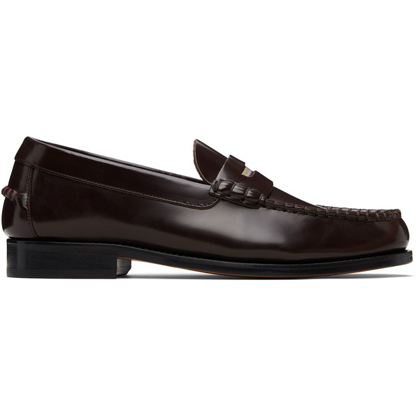  Paul Smith Brown Leather 'lido' Loafers 
