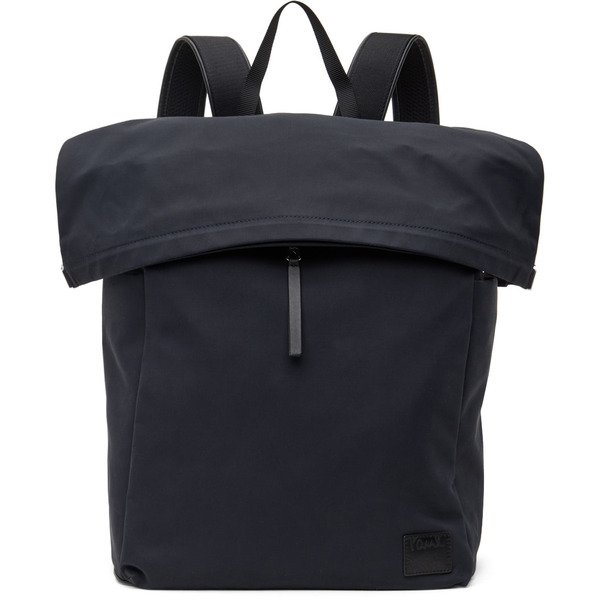  Paul Smith Navy Cotton-blend Canvas Backpack 