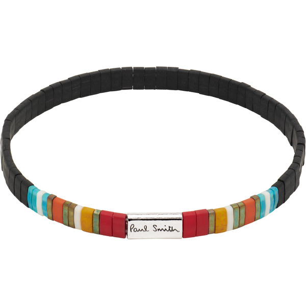  Paul Smith Stripe Flat Bead Bracelet 