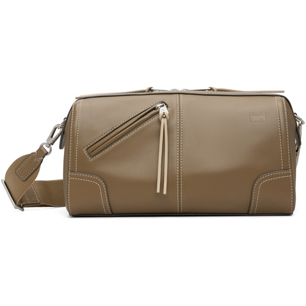  Paul Smith Taupe Leather Crossbody Bag 