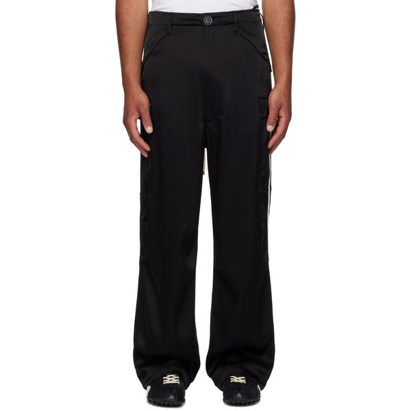 Peter Do Black Matt Cargo Pants 