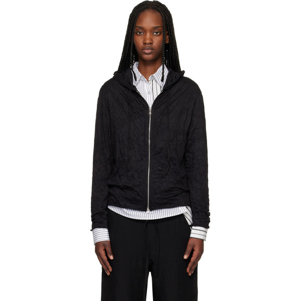  Post Archive Faction (paf) Black Zip Hoodie 