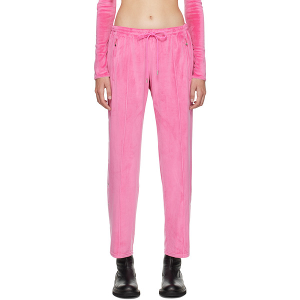  Priscavera Pink Vented Lounge Pants 