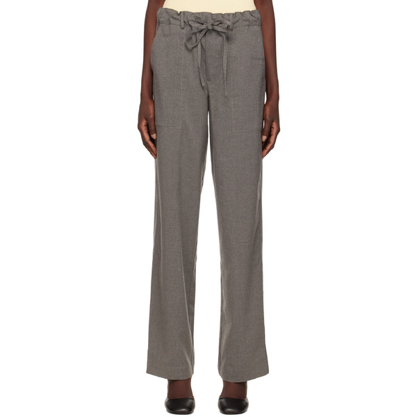  Proenza Schouler Gray Proenza Schouler White Label Drawstring Lounge Pants 
