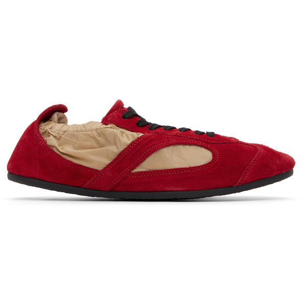  Proenza Schouler Red & Beige Soft Track Sneakers 