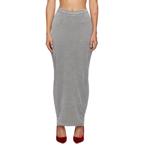  Pushbutton Gray Hybrid Skort 