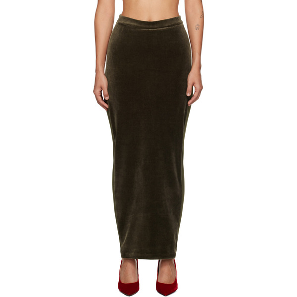  Pushbutton Khaki Hybrid Skort 
