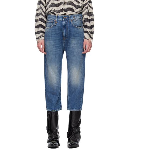  R13 Blue Tailored Drop Jeans 