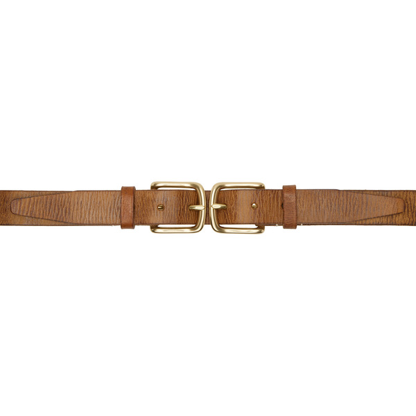  R13 Brown Double Buckle Belt 