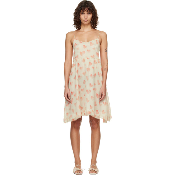  R13 Off-white Strappy Minidress 