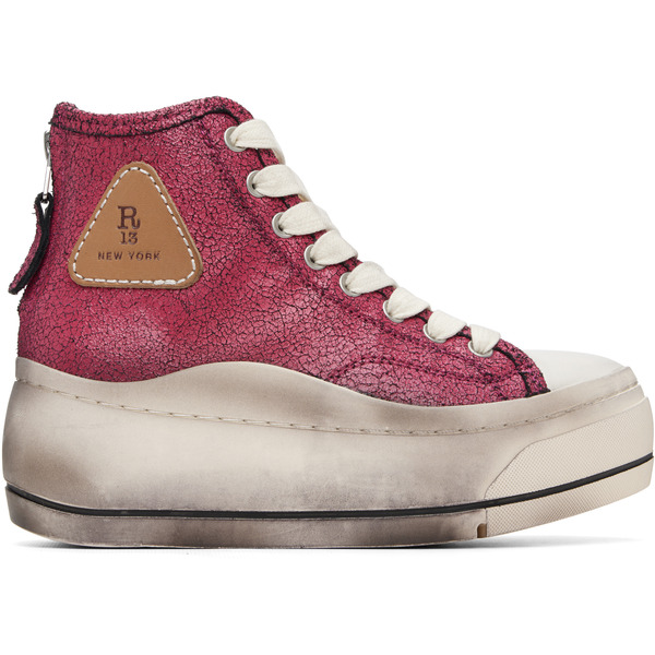  R13 Pink Kurt High Top Sneakers 