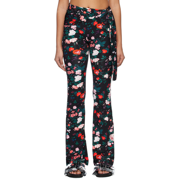  Rabanne Black Printed Trousers 