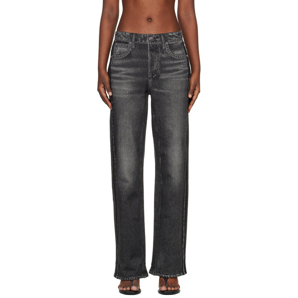  Rag & Bone Black Miramar Wide-leg Track Pants 
