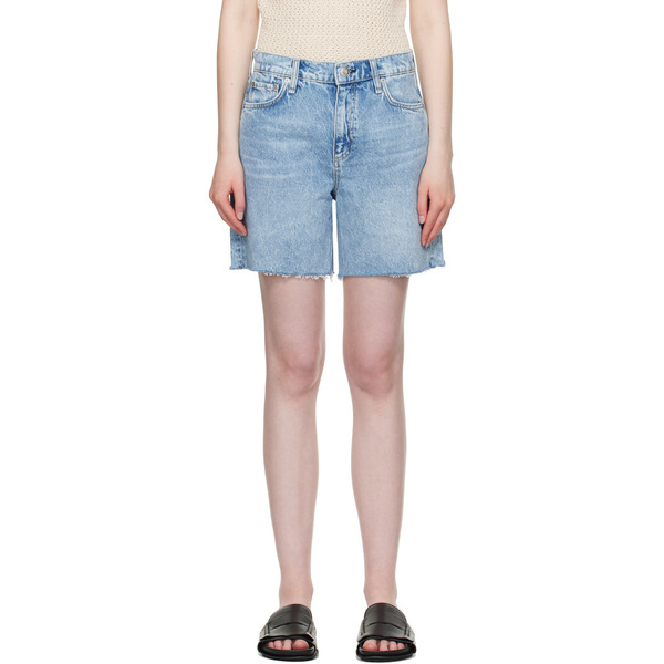  Rag & Bone Blue Kaia Denim Shorts 