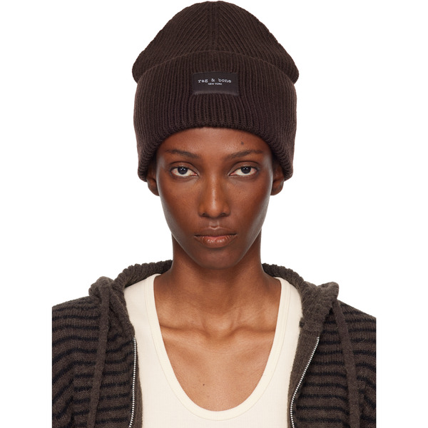  Rag & Bone Brown Blake Wool Beanie 