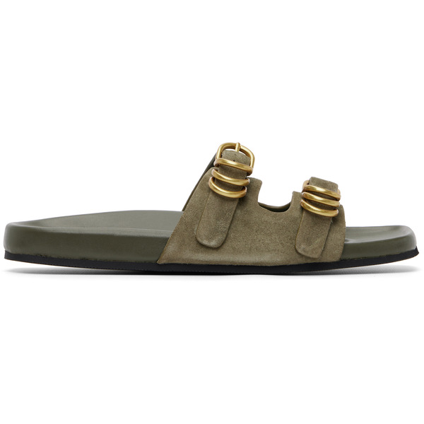  Rag & Bone Khaki Rue Suede Sandals 