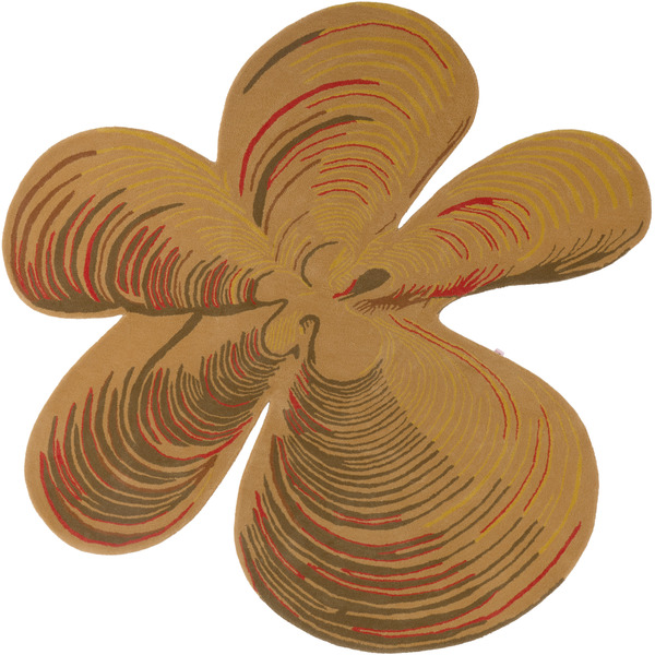  Rashelle Ssense Exclusive Brown & Orange Dazed Flubber Rug, 6 Ft 