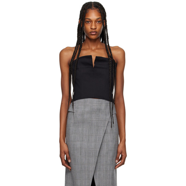  Recto Black Cropped Camisole 