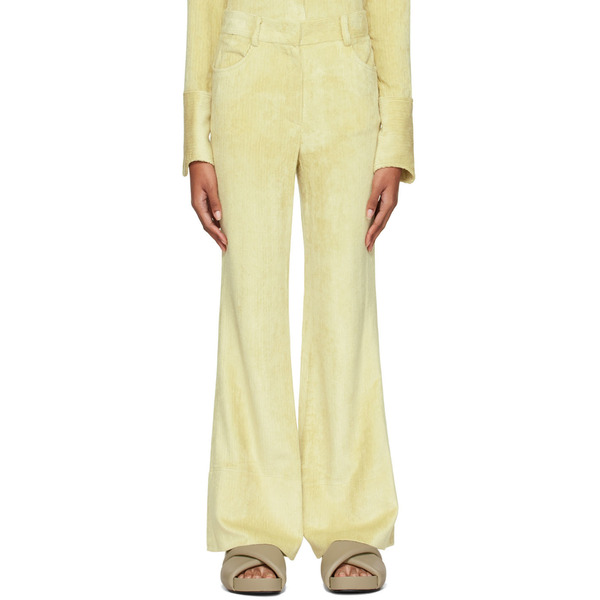  Recto Green Flared Trousers 