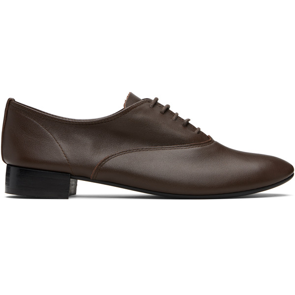  Repetto Brown Zizi Rubber-sole Oxfords 