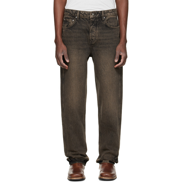  Represent Brown R2 Straight Leg Jeans 