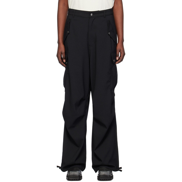  Rhude Black Cargo Pocket Trousers 