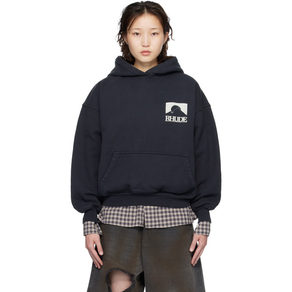  Rhude Black Moonlight Pack Hoodie 