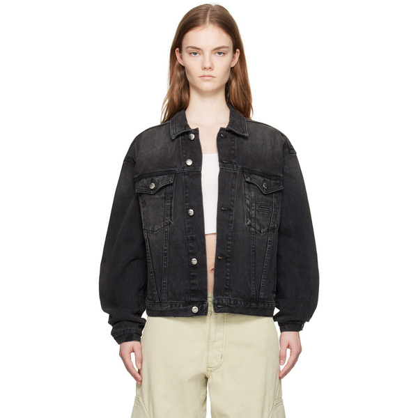  Rhude Ssense Exclusive Black Denim Jacket 